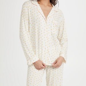 Eberjey Gisele Printed Giving Long Sleeve Pajama Set - Small NWOT